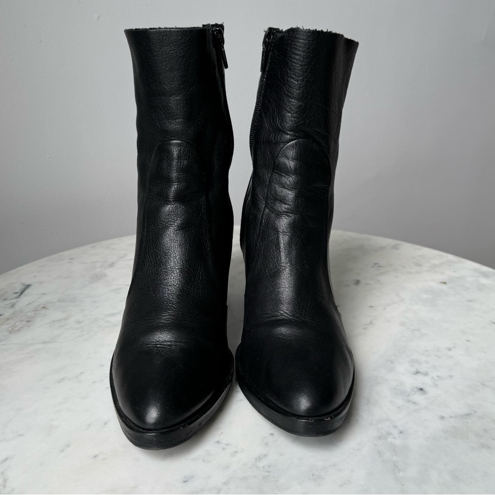 Crosswalk Black Soft Leather Boots